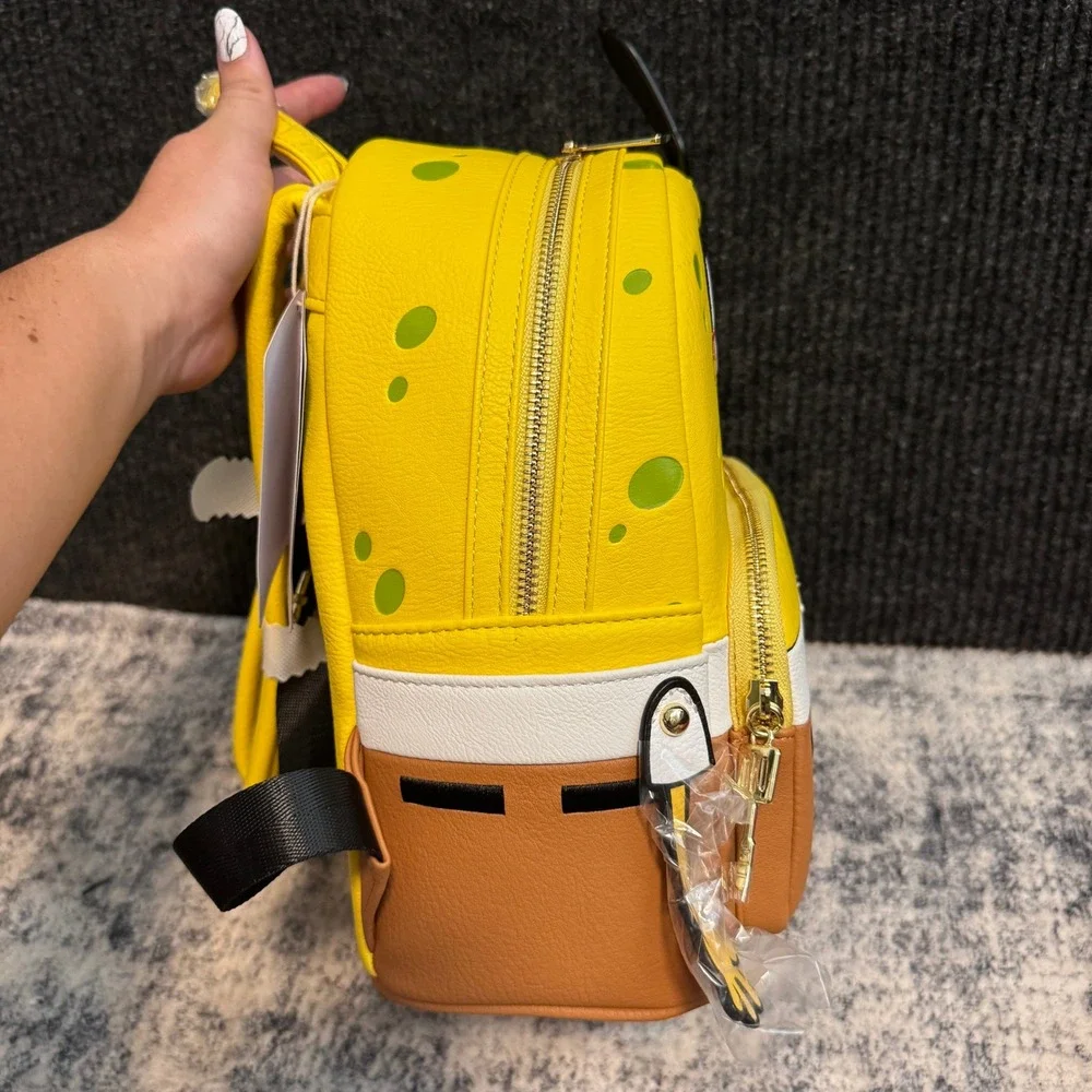 Loungefly SpongeBob Squarepants 20th Anniversary Cosplay Mini Backpack NWT